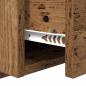 Preview: Kopfteil mit Schrank mit Schubladen 3 pcs Altholz Holzwerkstoff