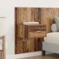 Preview: Kopfteil mit Schrank mit Schubladen 3 pcs Altholz Holzwerkstoff
