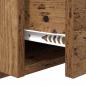 Preview: Kopfteil mit Schrank mit Schubladen 3 pcs Altholz Holzwerkstoff