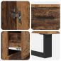 Preview: Highboard mit Schubladen 2 pcs Altholz Engineered Wood und Glas