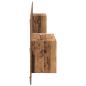 Preview: Kopfteil mit Schrank 3 Stk. Altholz Holzwerkstoff