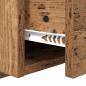 Preview: Kopfteil mit Schrank mit Schubladen 3 pcs Altholz Holzwerkstoff