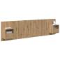 Preview: Kopfteil mit Schrank 3 pcs Artisan-Eiche Holzwerkstoff
