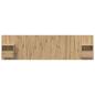 Preview: Kopfteil mit Schrank 3 pcs Artisan-Eiche Holzwerkstoff