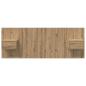 Preview: Kopfteil mit Schrank 3 pcs Artisan-Eiche Holzwerkstoff