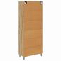 Preview: Highboard mit Schubladen Artisan-Eiche 69,5 x 34 x 180 cm