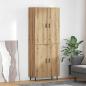 Preview: ARDEBO.de - Highboard Artisan-Eiche 69,5 x 34 x 180 cm