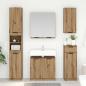 Preview: ARDEBO.de - Badezimmerschrank-Set 3 Stk. Artisan-Eiche Holzwerkstoff
