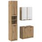 Preview: Badezimmerschrank-Set 3 Stk. Artisan-Eiche Holzwerkstoff
