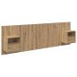 Preview: ARDEBO.de - Kopfteil mit Schrank 3 pcs Artisan-Eiche Holzwerkstoff