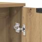 Preview: Badezimmerschrank-Set mit Regal Artisan-Eiche Holzwerkstoff