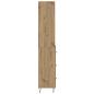 Preview: Highboard Artisan-Eiche 69,5 x 32,5 x 180 cm Holzwerkstoff