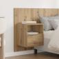 Preview: Kopfteil mit Schrank 3 pcs Artisan-Eiche Holzwerkstoff