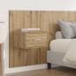 Preview: Kopfteil mit Schrank 3 pcs Artisan-Eiche Holzwerkstoff