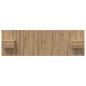 Preview: Kopfteil mit Schrank 3 Stk. Artisan-Eiche Holzwerkstoff