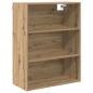 Preview: Highboard Artisan-Eiche 69,5 x 32,5 x 180 cm Holzwerkstoff
