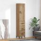 Preview: ARDEBO.de - Highboard Artisan-Eiche 69,5 x 34 x 180 cm Holzwerkstoff