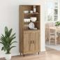 Preview: Highboard Artisan-Eiche 69,5 x 34 x 180 cm