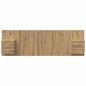 Preview: Kopfteil mit Schrank 3 pcs Artisan-Eiche Holzwerkstoff