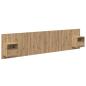 Preview: Kopfteil mit Schrank 3 pcs Artisan-Eiche Holzwerkstoff