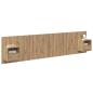 Preview: Kopfteil mit Schrank 3 pcs Artisan-Eiche Holzwerkstoff