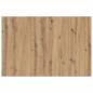 Preview: Kopfteil mit Schrank 3 Stk. Artisan-Eiche Holzwerkstoff