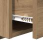 Preview: Kopfteil mit Schrank 3 Stk. Artisan-Eiche Holzwerkstoff
