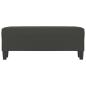 Preview: Sitzbank Dunkelgrau 100x35x41 cm Mikrofasergewebe