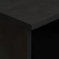 Preview: TV-Schränk mit Regal Schwarz 70 x 33 x 46 cm Massivholz Mango