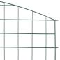 Preview: Teichzaun Set 5 stk. 100 x 50 cm Stahl Grün