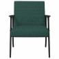 Preview: Sessel Dunkelgrün 59 x 75 x 78 cm Stoff