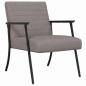 Preview: Sessel Taupe 59 x 75 x 78 cm Stoff