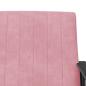 Preview: Sessel Rosa 59 x 75 x 78 cm Samt