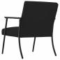 Preview: Sessel Schwarz 59 x 75 x 78 cm Stoff