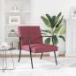 Preview: Sessel Weinrot 59 x 75 x 78 cm Stoff