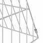 Preview: Hasenkäfig Silber 215 x 55 x 55 cm Verzinkter Stahl