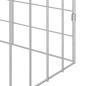 Preview: Hasenkäfig Silber 400 x 78 x 78 cm Verzinkter Stahl