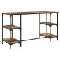 Preview: Schreibtisch mit Regal Altholz 140 x 50 x 75 cm Holzwerkstoff