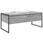 Preview: Couchtisch Graues Sonoma 100 x 46 x 40 cm Holzwerkstoff
