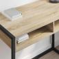Preview: Schreibtisch mit Speicher Sonoma 100 x 50 x 75 cm Holzwerkstoff