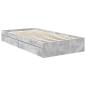 Preview: Aufbewahrungsbett Beton Grau 100 x 200 cm Holzwerkstoff