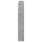 Preview: Kopfteil Beton Grau 100 x 16,5 x 103,5 cm Holzwerkstoff