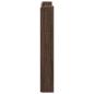 Preview: Kopfteil Braun Eichen-Optik 120 x 16,5 x 103,5 cm Holzwerkstoff