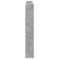 Preview: Kopfteil Beton Grau 120 x 16,5 x 103,5 cm Holzwerkstoff