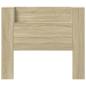 Preview: Kopfteil Sonoma-Eiche 120 x 16,5 x 103,5 cm Holzwerkstoff