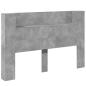 Preview: Kopfteil Beton Grau 160 x 16,5 x 103,5 cm Holzwerkstoff