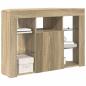 Preview: Eck-LED-TV-Schrank Sonoma-Eiche 105 x 40 x 68 cm Holzwerkstoff