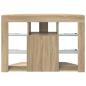 Preview: Eck-LED-TV-Schrank Sonoma-Eiche 105 x 40 x 68 cm Holzwerkstoff