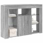 Preview: Eck-LED-TV-Schrank Graues Sonoma 105 x 40 x 68 cm Holzwerkstoff