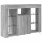 Preview: Eck-LED-TV-Schrank Graues Sonoma 105 x 40 x 68 cm Holzwerkstoff